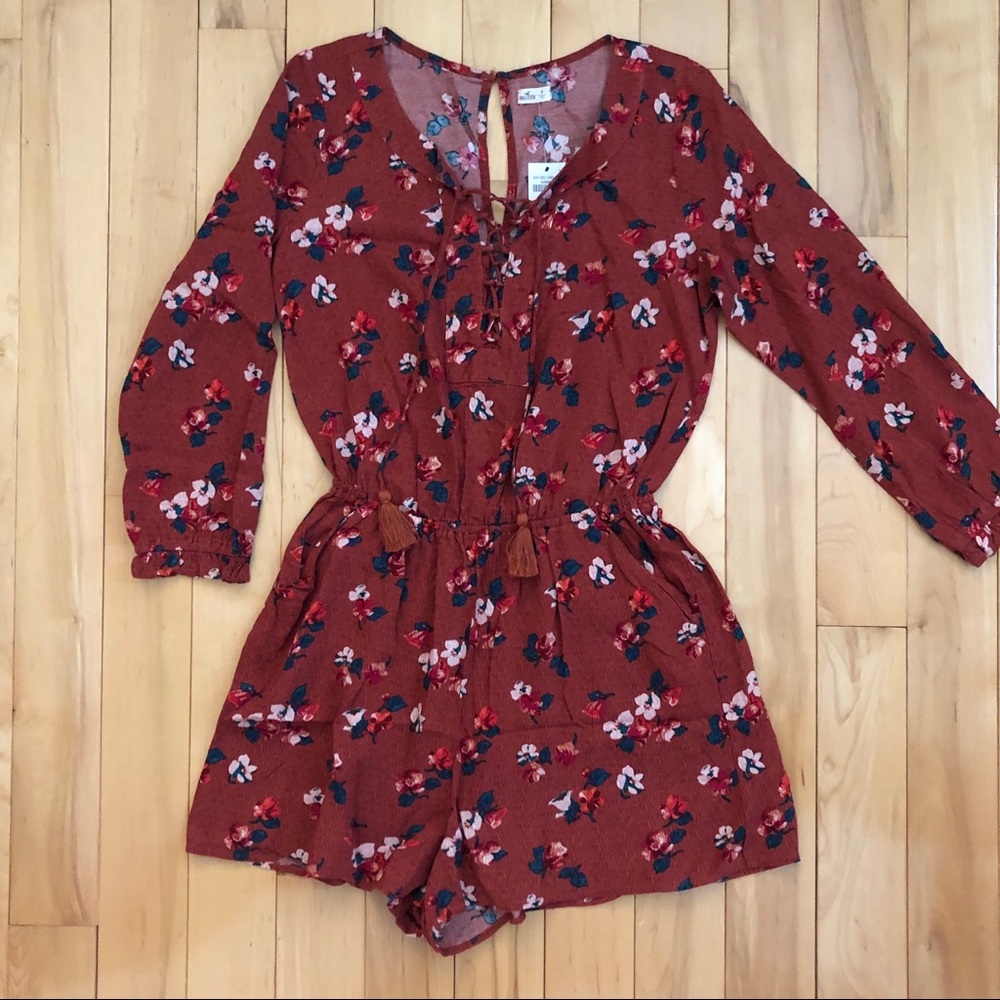 Hollister floral romper